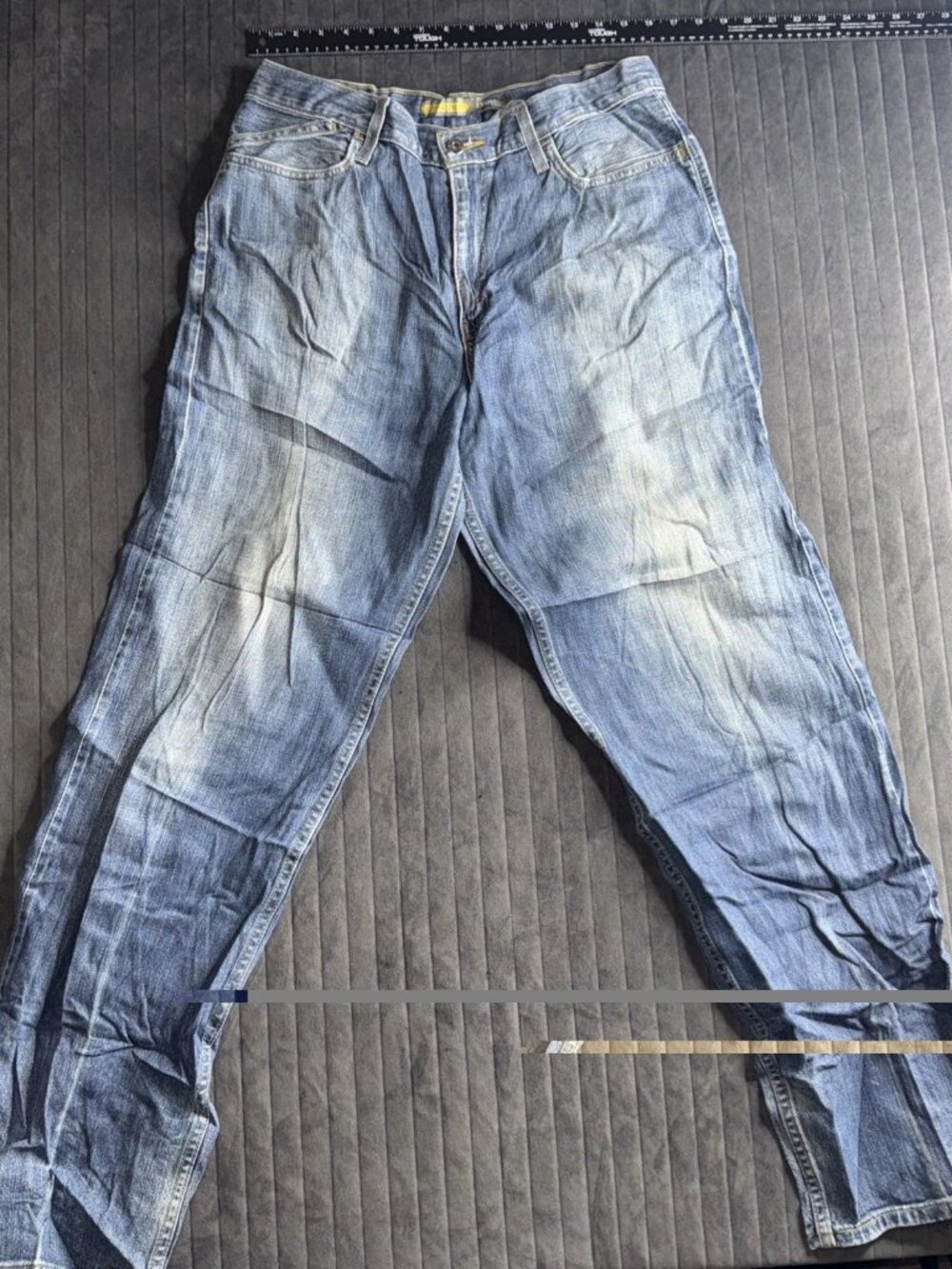 Levi Silvetab Men Loose Fit Jeans 34/36 Vintage 90s, Light Wash, Made in USA